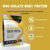 4 - HealthER Healthy Whey Isolated Protein, 2.2 lb Chocolate