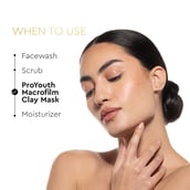 3 - VLCC Clinic ProYouth Macrofilm Clay Mask,  50 g  Pomegranate Extract & Moroccan Rhasoul Clay