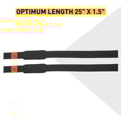 3 - MuscleBlaze Weight Lifting Strap,  Black  Free Size