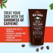 3 - Man Arden Recharge Coffee Face Wash,  100 ml  Cleanses Away Dirt, Oil and Dullness 