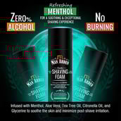 4 - Man Arden Shaving Foam for Sensitive Skin,  200 g  Charged with Menthol, Aloe Vera and Tea Tree 