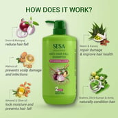 3 - Sesa Ayurvedic Anti-Hair Fall Shampoo, 1 L With Bhringraj & Onion
