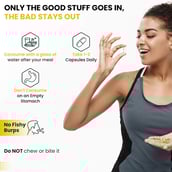 8 - Naturyz Burpfree Nano Salmon Fish Oil with Vitamin D3, 50 softgels