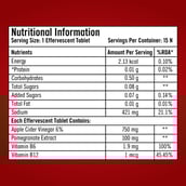 5 - GNC Apple Cider Vinegar Effervescent,  15 tablet(s)  Apple (Pack of 4) 