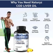 5 - Naturyz Icelandic Pure Cod Liver Oil,  180 softgels 