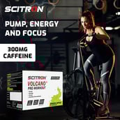 5 - Scitron Valcano Pre Workout,  30 sachets/pack  Green Apple 
