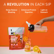 2 - MuscleBlaze Biozyme Clear Whey Isolate,  1.19 lb  Icy Orange