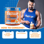 6 - Fast & Up Pre-Workout,  0.66 lb  Tangy Orange 