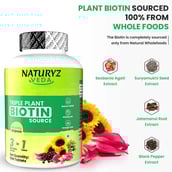 4 - Naturyz Veda Triple Plant Biotin,  90 tablet(s)  Unflavoured 
