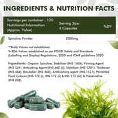 2 - Sprowt Spirulina,  120 capsules 