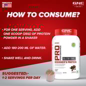 4 - GNC Pro Performance Beginner's Protein,  2.2 lb  Chocolate 