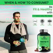 7 - Naturyz Testo-6 Testosterone Booster Tribulus & Ashwagandha,  60 tablet(s)  Unflavoured 