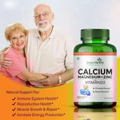 7 - Simply Herbal Calcium Magnesium + Zinc with Vitamin D3,  120 tablet(s)  Unflavoured 