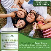 6 - Simply Herbal Super Green All in One Super Nutrition,  300 g 