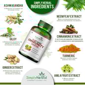 6 - Simply Herbal Immunity Booster,  60 capsules 