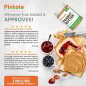8 - Pintola All Natural Peanut Butter,  2.5 kg  Crunchy 