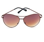 Fidato Sunglass XH 1721 Brown, Aviator,  Brown 