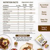 4 - Pintola High Protein Peanut Butter,  0.510 kg  Dark Chocolate Creamy 