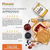 4 - Pintola Classic Peanut Butter,  1 kg  Creamy 