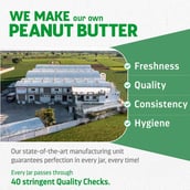 6 - Pintola All Natural Peanut Butter,  0.350 kg  Crunchy 