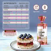 4 - Pintola Wholegrain Brown Rice Cakes,  Multigrain (Pack of 2)  125 g 