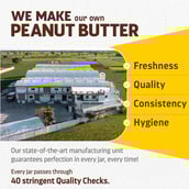 5 - Pintola Honey Peanut Butter,  1 kg  Creamy 