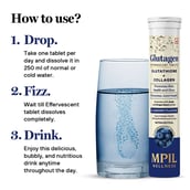 6 - MPIL Glutagen Effervescent,  Blueberry  15 tablet(s) 