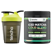 1 - Tencha Iced Matcha Cold Blend Green Tea, 180 g Japanese Matcha (with Shaker)