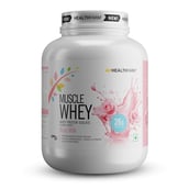 1 - Healthfarm Muscle Whey, 4.4 lb Rose Milk