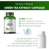 4 - Simply Herbal Green Tea Extract 500mg,  80 veggie capsule(s)  Unflavoured (Pack of 2) 