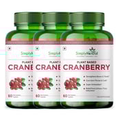 1 - Simply Herbal Cranberry (Pack of 3),  60 capsules 