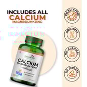 5 - Simply Herbal Calcium Magnesium + Zinc with Vitamin D3, 120 tablet(s) Unflavoured (Pack of 3)
