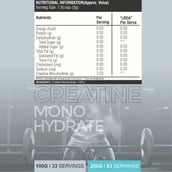 5 - Healthfarm Creatine Monohydrate,  Unflavoured  0.55 lb 