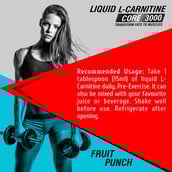 2 - Healthfarm HF Series Liquid L-Carnitine Core 3000,  450 ml  Fruit Punch 