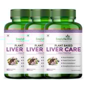 1 - Simply Herbal Plant Based Liver Detox + Milk Thistle (Pack of 3), 60 capsules