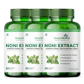 1 - Simply Herbal Noni Extract,  60 capsules  Unflavoured (Pack of 3) 