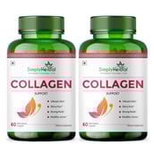 1 - Simply Herbal Collagen Support 1000mg, 60 capsules Unflavoured (Pack of 2)