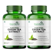 1 - Simply Herbal Green Tea Extract 500mg,  60 capsules  Unflavoured (Pack of 2) 