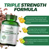 3 - Simply Herbal Vegan Omega 500mg (Pack of 2), 60 capsules