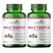 1 - Simply Herbal Milk Thistle 500mg (Pack of 2),  60 capsules 