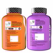 4 - Naturyz Calcium Plus 120 Tablets & Triple Strength Omega 3 Fish Oil 60 Softgels Combo,  2 Piece(s)/Pack  Unflavoured 