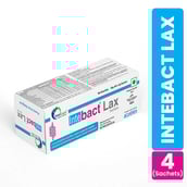 3 - Dr. Morepen Intebact Lax,  4 sachets/pack  Unflavoured 