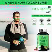 12 - Naturyz Triple Strength ZMA Plus 60 Tablets & Testo-6 90 Tablets Combo, 2 Piece(s)/Pack Unflavoured