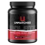 1 - Unmatched Isolate Grass-Fed Whey Protein, 2 lb Rich Chocolate