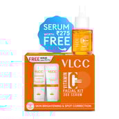 6 - VLCC Vitamin C Facial Kit,  135 g  with Free Vitamin C Serum 