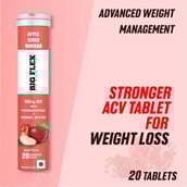 3 - Big Flex Apple Cider Vinegar,  20 tablet(s)  Apple (Pack of 5) 