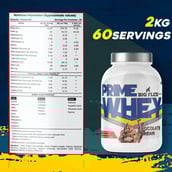3 - Big Flex Prime Whey Protein, 4.4 lb Chocolate Cream