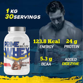 5 - Big Flex Prime Whey Protein,  2.2 lb  Chocolate Cream 