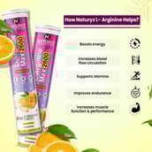 4 - Naturyz L-Arginine Max 2600 Flavour Orange,  20 tablet(s) 