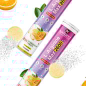 9 - Naturyz L-Arginine Max 2600 Flavour Orange,  20 tablet(s) 